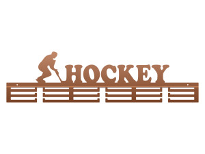 Wieszak na medale Hockey 80 cm - miedziany