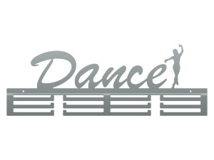 Wieszak na medale Dance 60 cm - srebrny