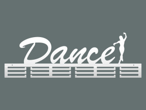 Wieszak na medale Dance 80 cm - biały matowy