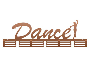 Wieszak na medale Dance 80 cm - miedziany
