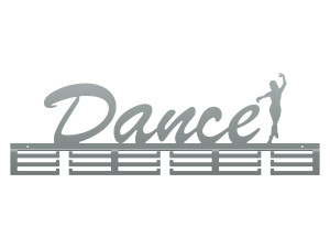 Wieszak na medale Dance 80 cm - srebrny