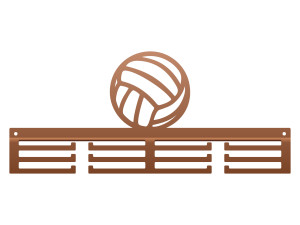 Wieszak na medale Siatkówka 40 cm - miedziany