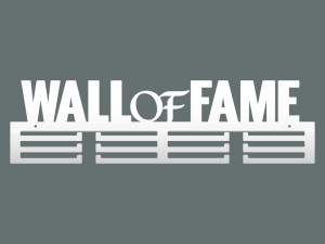 Wieszak na medale Wall of fame 60 cm - biały matowy