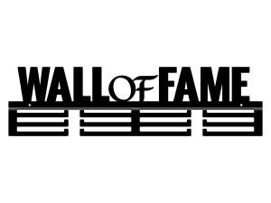 Wieszak na medale Wall of fame 60 cm - czarny mat
