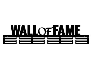 Wieszak na medale Wall of fame 80 cm - czarny matowy