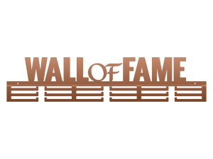 Wieszak na medale Wall of fame 80 cm - miedziany