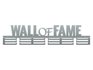 Wieszak na medale Wall of fame 80 cm - srebrny