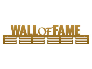 Wieszak na medale Wall of fame 80 cm - złoty