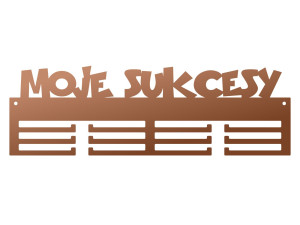Wieszak na medale Moje sukcesy 40 cm - miedziany