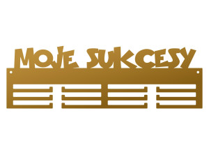 Wieszak na medale Moje sukcesy 40 cm - złoty