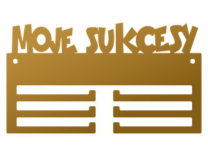 Wieszak na medale Moje sukcesy IV 20 cm - złoty