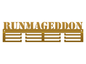 Wieszak na medale Runmageddon 40 cm - złoty