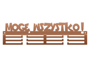 Wieszak na medale Mogę wszystko 40 cm - miedziany