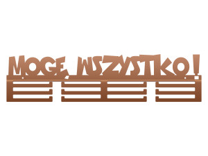 Wieszak na medale Mogę wszystko 60 cm - miedziany