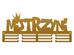 Wieszak na medale Mistrzyni 40 cm - złoty