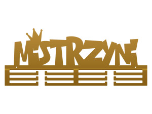 Wieszak na medale Mistrzyni 60 cm - złoty