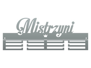 Wieszak na medale Mistrzyni II 40 cm - srebrny