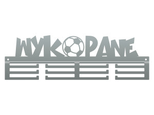 Wieszak na medale Wykopane 40 cm - srebrny