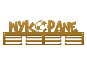 Wieszak na medale Wykopane 40 cm - złoty