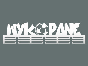 Wieszak na medale Wykopane 80 cm - biały matowy
