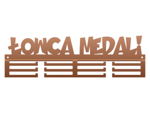 Wieszak na medale Łowca medali 40 cm - miedziany