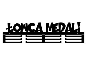 Wieszak na medale Łowca medali 60 cm - czarny mat