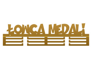 Wieszak na medale Łowca medali 60 cm - złoty