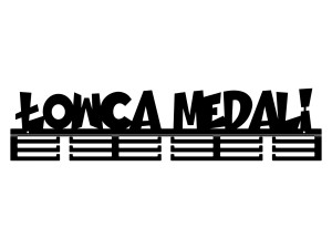 Wieszak na medale Łowca medali 80 cm - czarny mat