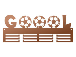 Wieszak na medale Goool 40 cm - miedziany