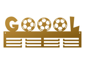 Wieszak na medale Goool 40 cm - złoty