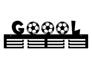 Wieszak na medale Goool 60 cm - czarny mat