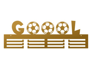 Wieszak na medale Goool 60 cm - złoty