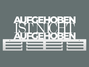 Medaillenhalter Besser spat als nie 60 cm - biały matowy