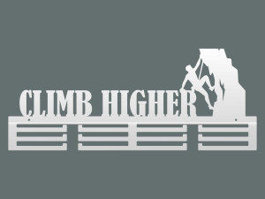 Wieszak na medale Climb Higher - biały matowy - 60