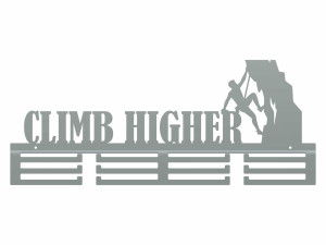 Wieszak na medale Climb Higher - srebrny - 60