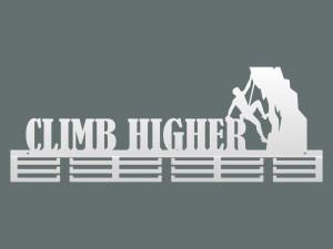 Wieszak na medale Climb Higher - biały matowy - 80
