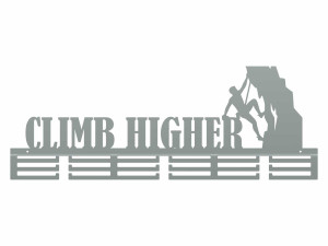 Wieszak na medale Climb Higher - srebrny - 80