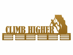 Wieszak na medale Climb Higher - złoty - 80