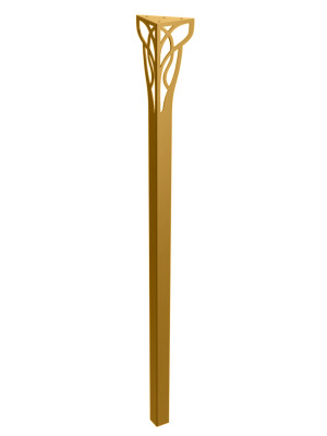 Noga do konsoli Louis 90 cm - złoty
