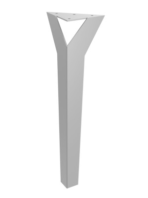 Noga do stolika Moderna 40 cm - srebrny
