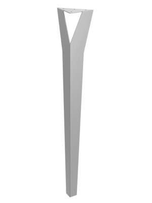 Noga do stołu Moderna 72 cm - srebrny