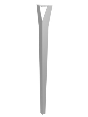 Noga do konsoli Moderna 90 cm - srebrny