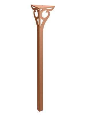 Noga do stołu Gian 72 cm - miedziany
