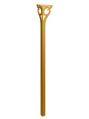 Noga do konsoli Gian 90 cm - złoty