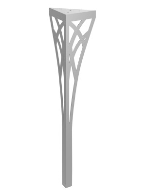 Noga do stołu Tracery 72 cm - srebrny