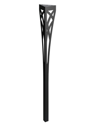Noga do konsoli Tracery 90 cm - czarny mat