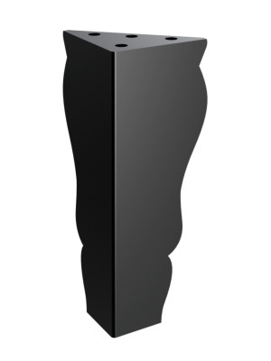 Nóżka meblowa Henry 15 cm - czarny mat