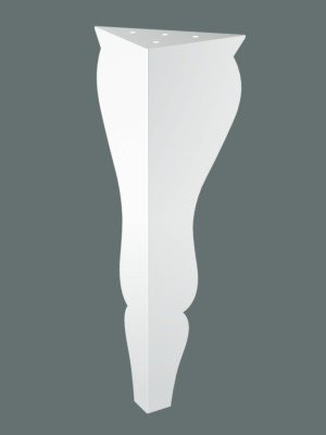 Noga do stolika Henry 40 cm - biały matowy