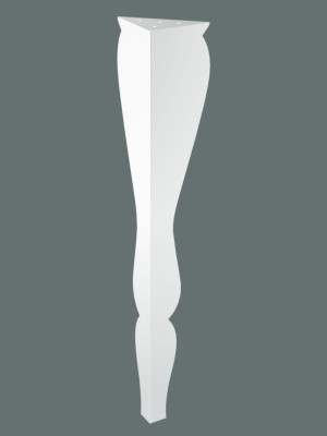 Noga do stołu Henry 72 cm - biały matowy