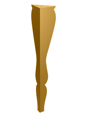 Noga do stołu Henry 72 cm - złoty